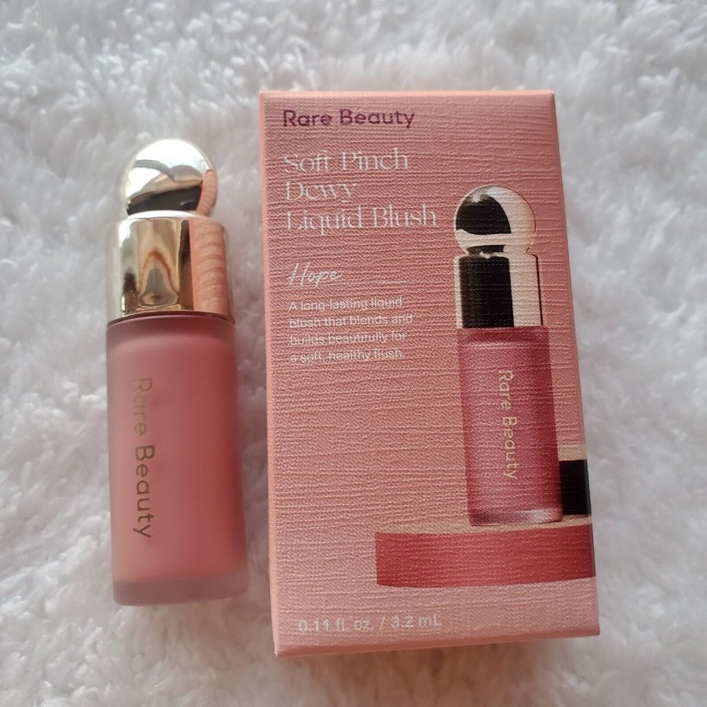 Rare Beauty By Selena Gomez Soft Pinch Liquid Blush Mini in Hope NEW - Picture 2 of 13